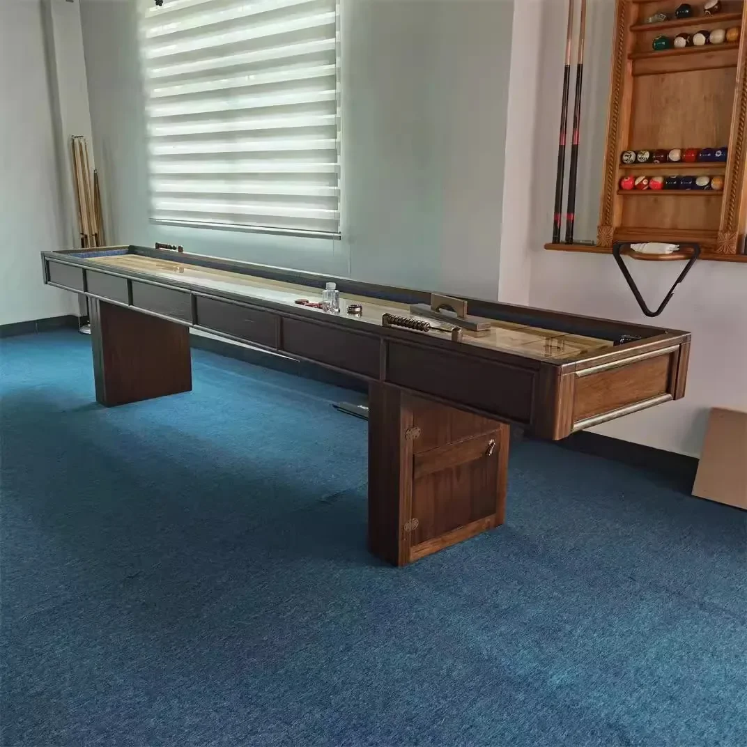 Shuffleboard table 9' 2.7m sand ball curling sports and leisure equipment throws the ball for the elderly recreation club villa.