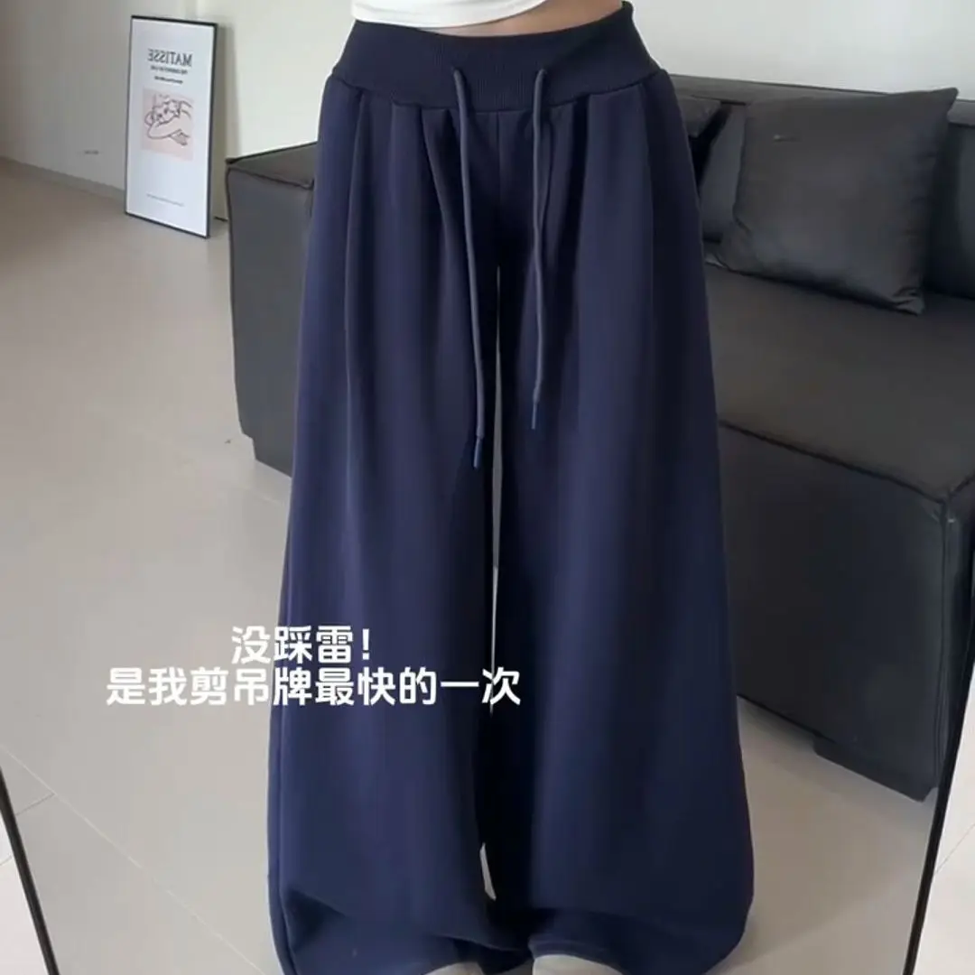 بنطال ذو قصة أرجل واسعة عطلة المرأة الشتاء مضلع ذات الطابقين أفخم Altgoth مكتب Femininas المرقعة تنقش أزرار الطبقات الرجعية #6