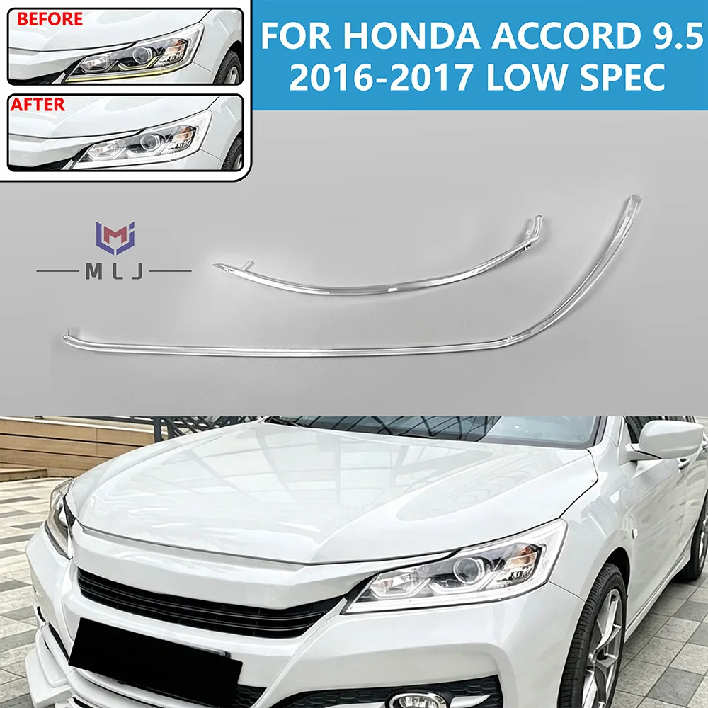 Angel Eyes DRL Light Guide Strip For Honda Accord 9.5 2016-2017 Low Spec Headlight Daytime Running Light Light Guide Strip Tube