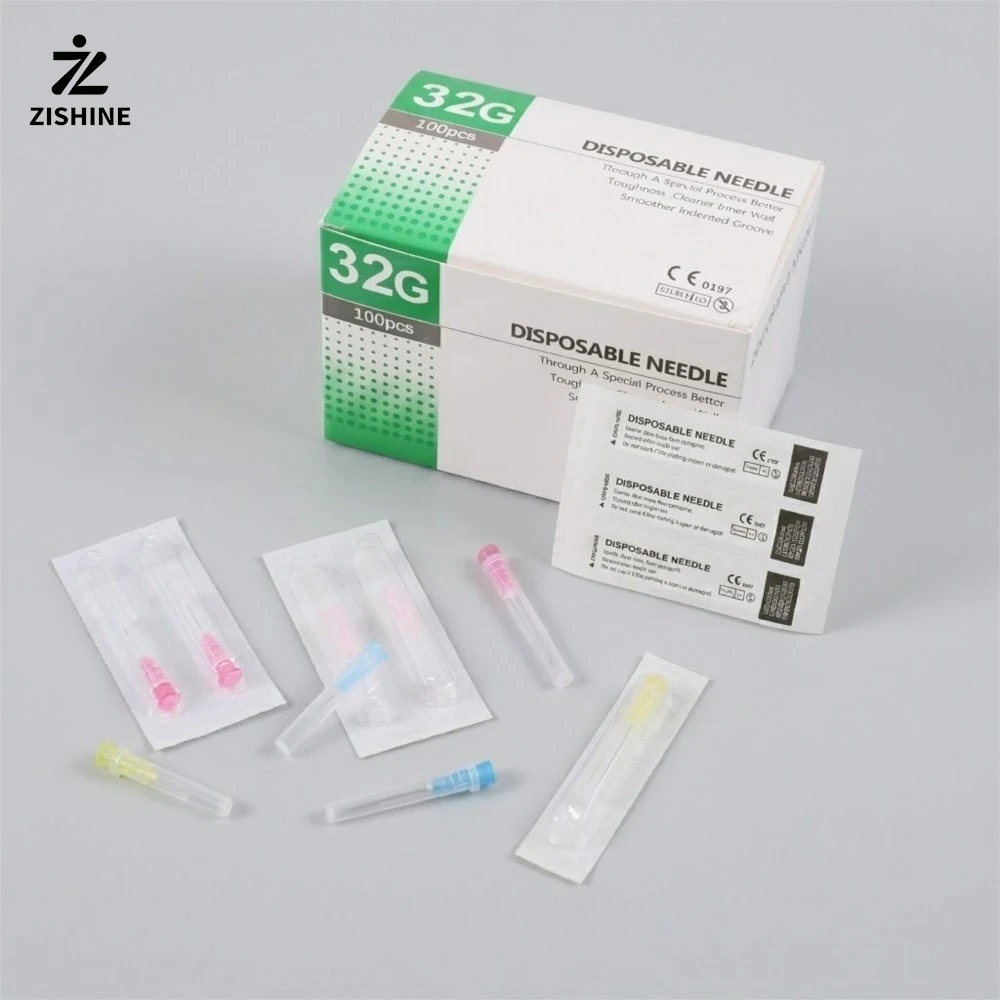 100Pcs Painless Sharp Micro Injection Needle 4mm 13mm Sterile Beauty Injection Needles for Facial Mesotherapy Care