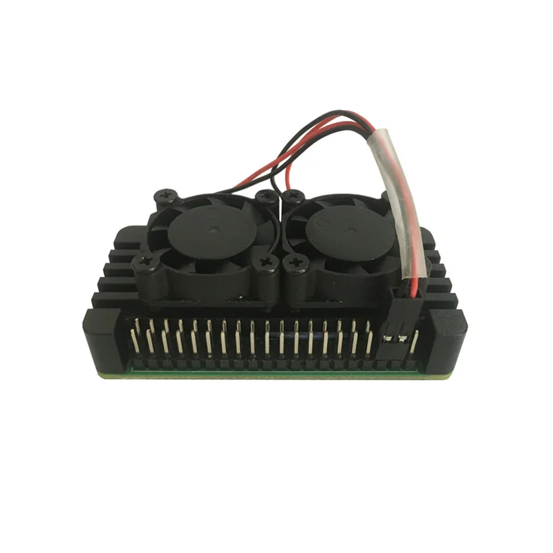 Picture 6: Raspberry Pi Zero 2W Aluminum Heatsink Case with Dual Cooling Fan Kit For Raspberry Pi Zero/Zero w