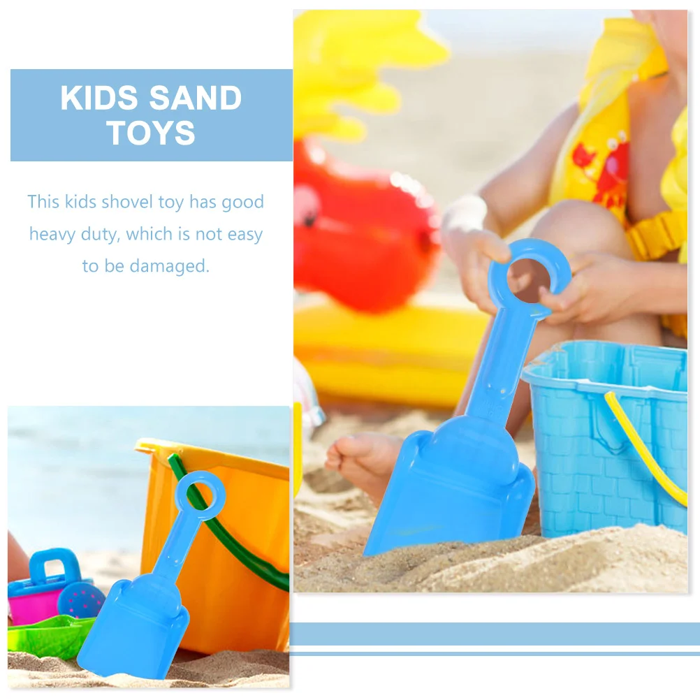 8 Pcs Beach Toy Kids Sand Toys Lightweight Outdoor Portable Shovels for Fun Children Digging Safe Heavy Duty Plastic