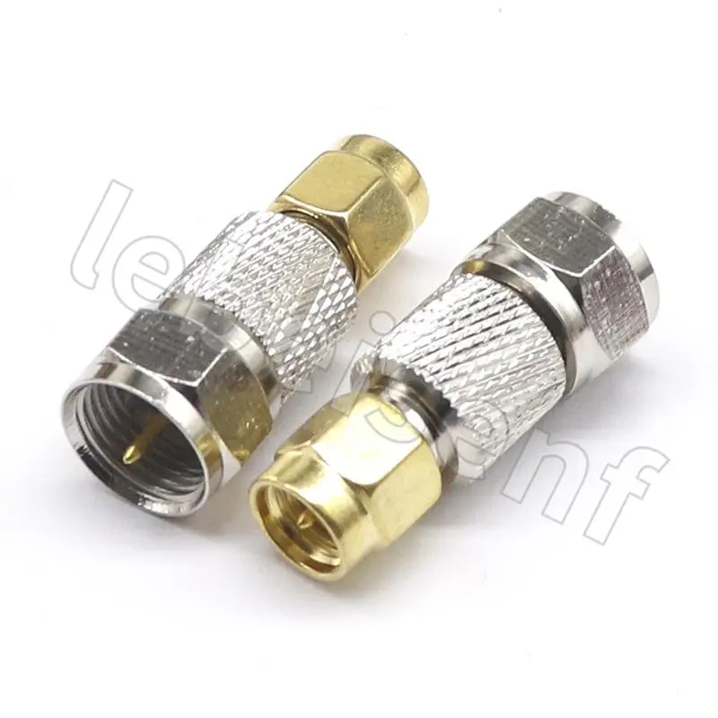 F male to SMA male SMAJ/FJ high frequency adapter copper SMA male to F male radio frequency adapter F adapter