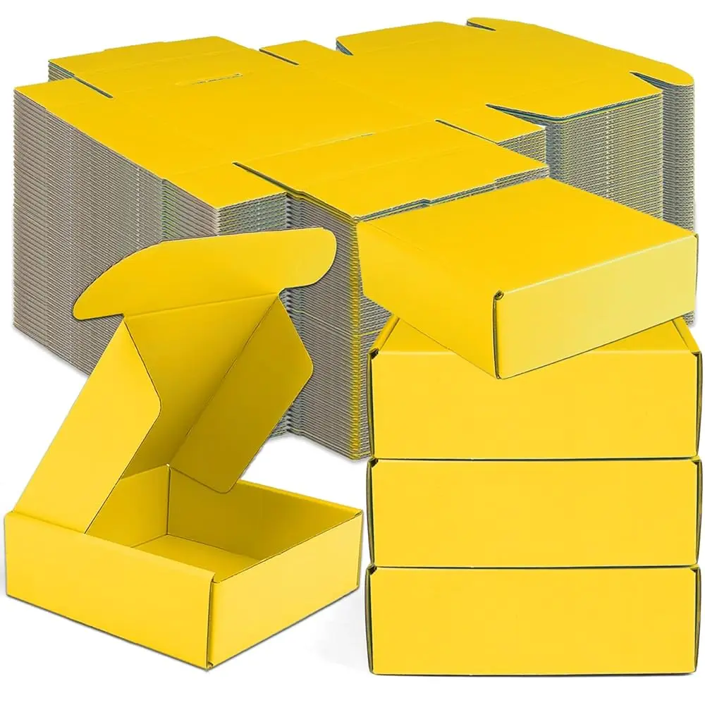 

Small Shipping Boxes, 50 Pack Cardboard Box Corrugated Mailer Boxes Small Corrugated Boxes For Shipping Packaging Craft Gifts