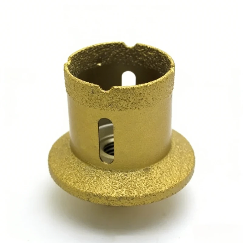 

M14 Brazing Double-Layer Diamond Hole Saw Core Drill Bit, Table Basin Drilling Tool for Granite Marble Porcelain Tile