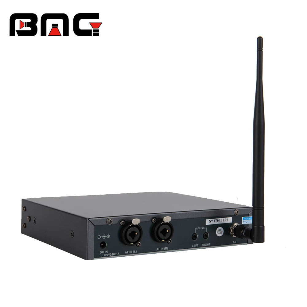 Bmg iem 300 g3 sem fio no sistema do monitor da orelha uhf sistema de monitoramento da fase do iem estéreo para o som vivo