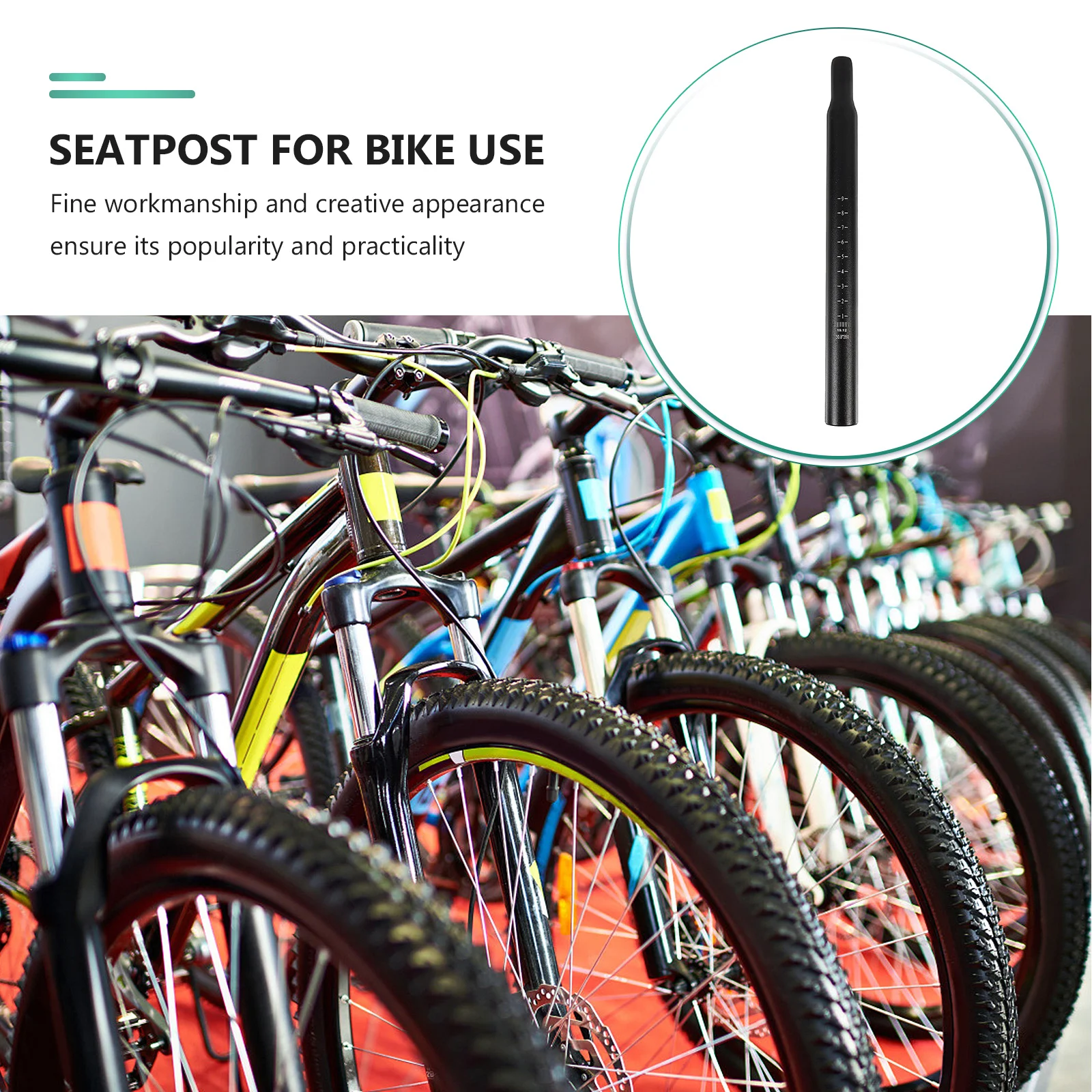 Professional Aluminum Alloy Seat Post Strong Durable for Bicycles Easy Installation Suitable for Mountain Road Bikes