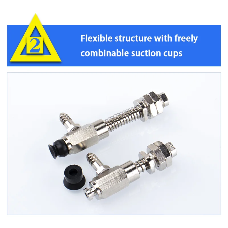 WEH 시리즈 버퍼 피팅 로봇 진공 흡입 컵 고정 장치 WEH16-d5/d6/d8 높은 흡입력