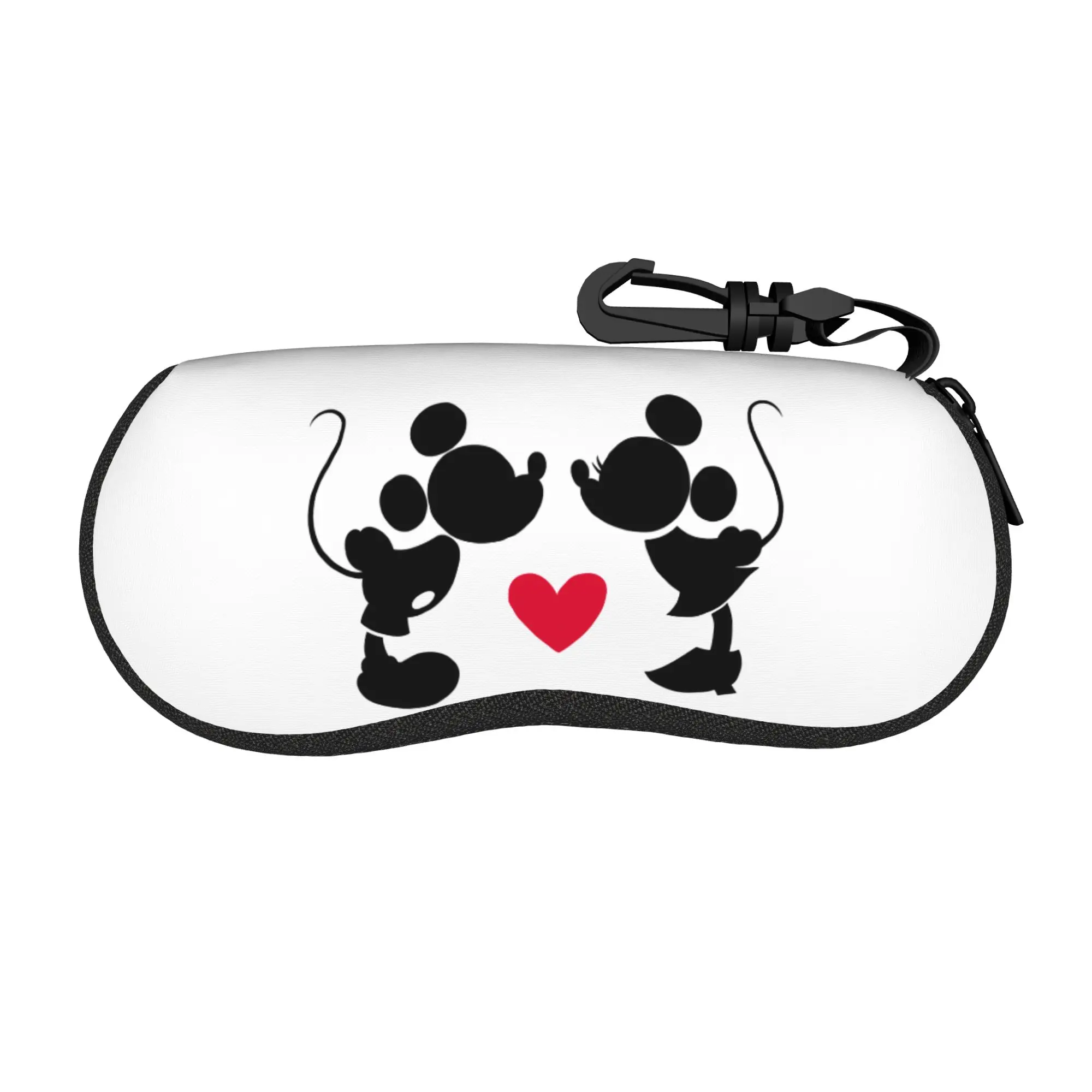 

Cute Mickeyes Minnies Mouse Glasses Case Student Accessories Glasses Storage Box Anti-Pressure Eyeglasses Box