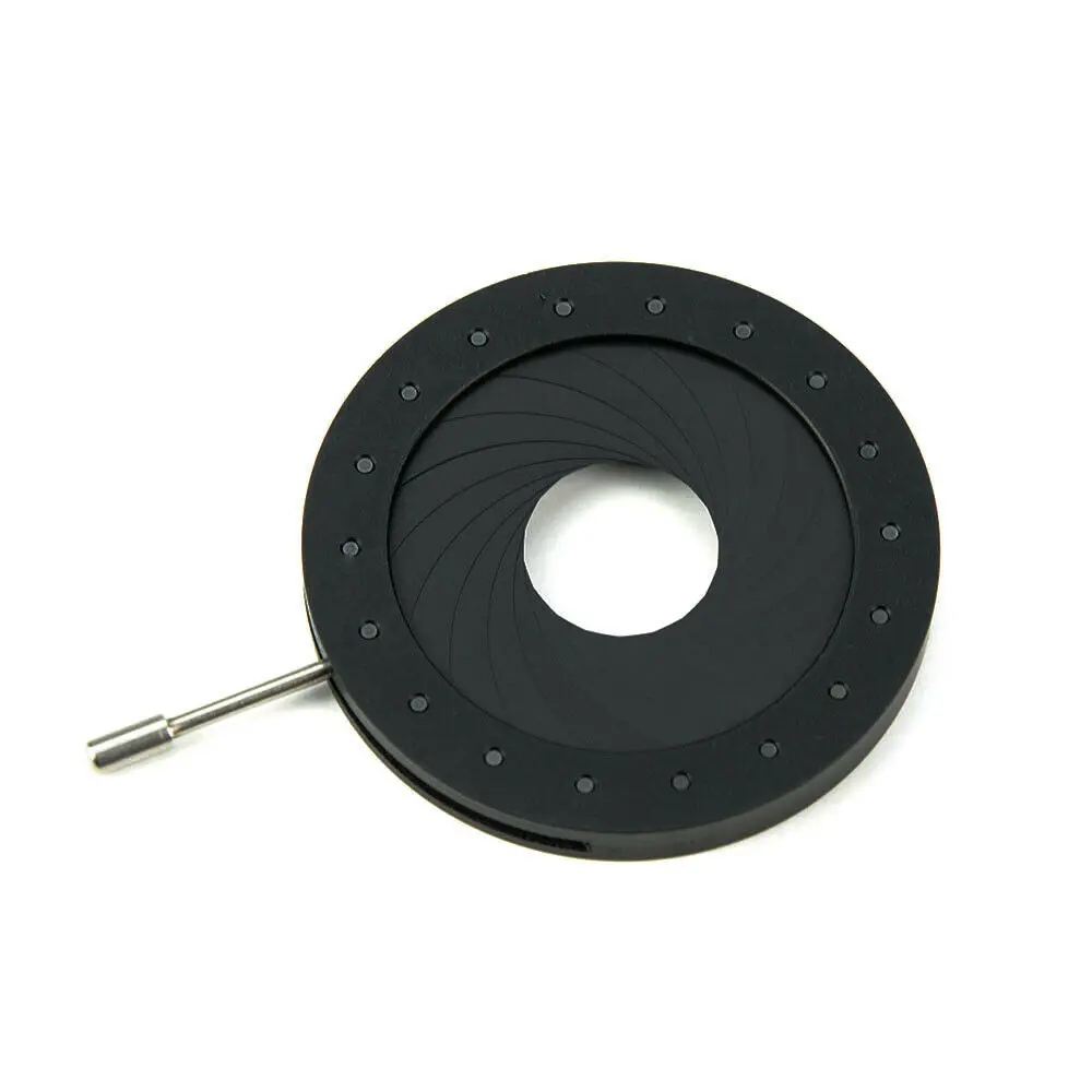 

2.5-42mm Mechanical Iris Aperture Diaphragm Condenser Module with 18pcs Blades