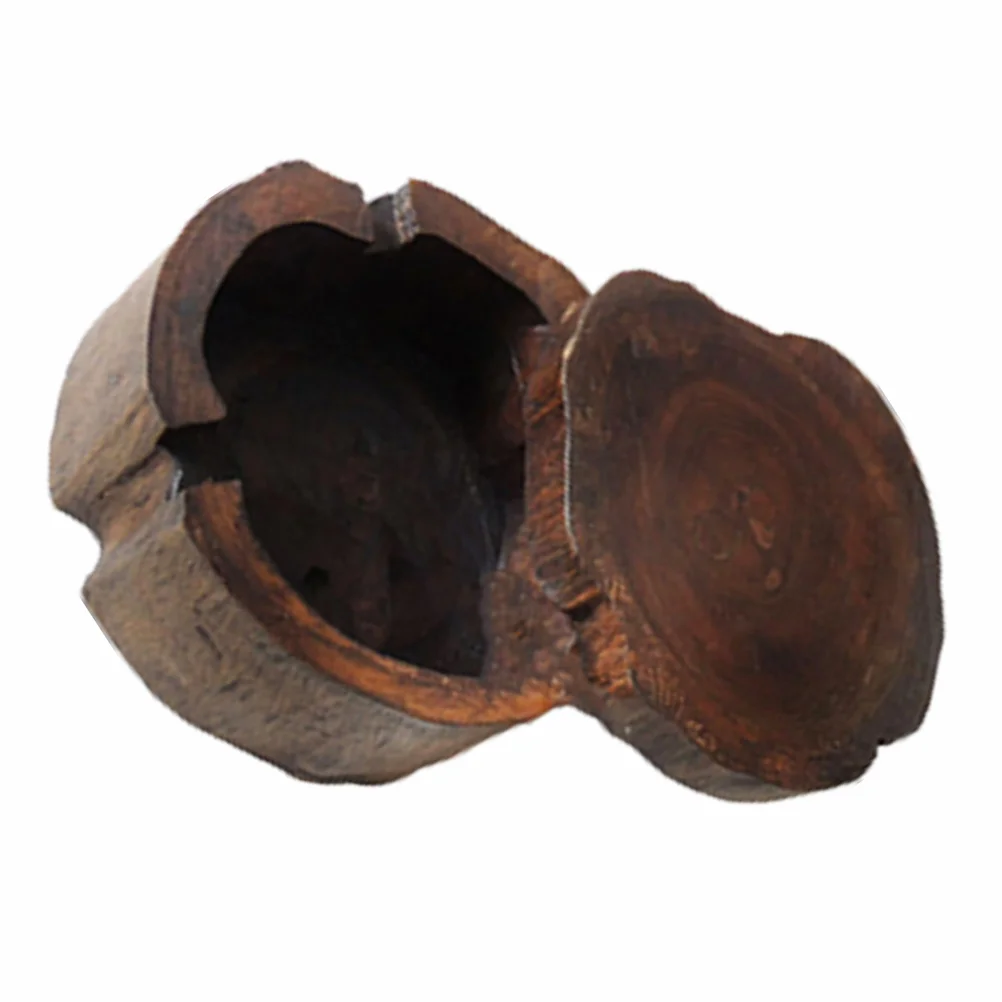 

Solid Wood Ashtray LED Ashtrays Home Ornament Cigarette Smoking Creative Southeast Asia