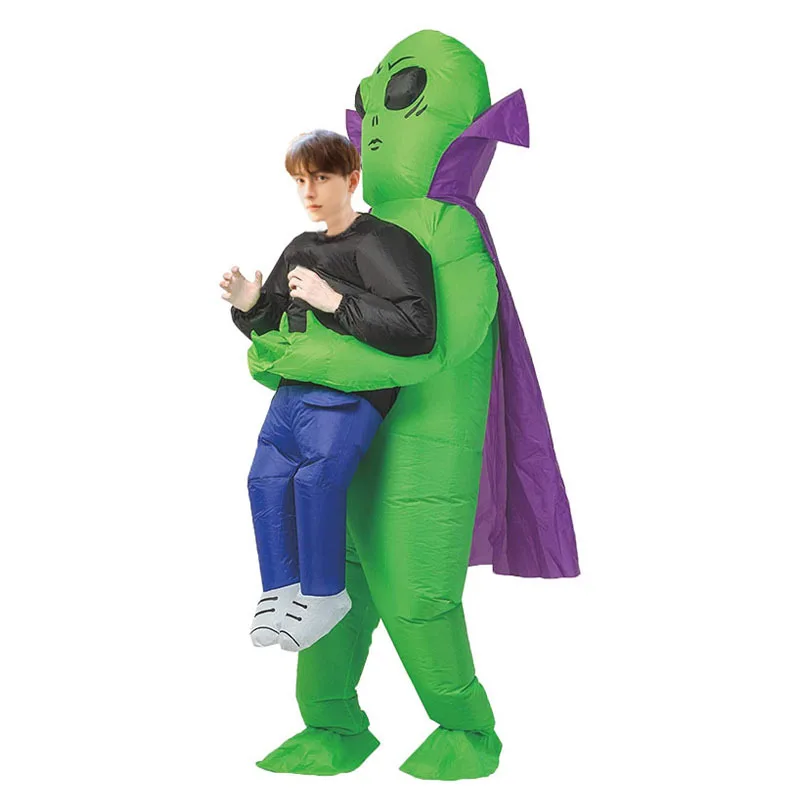 Grinch Kids Adult ET Alien Inflatable Costume Anime Suit Mascot Christmas Easter Party Cosplay Costumes for Man Woman Boy Girl