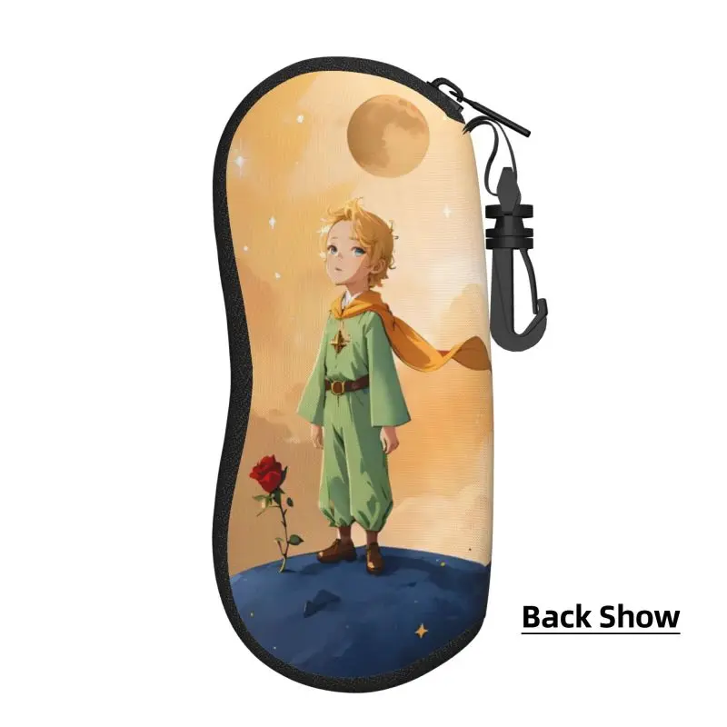 Anime Cartoon Little Prince Glasses case zipper sunglasses bag travel printed soft shell storage glasses case for men women