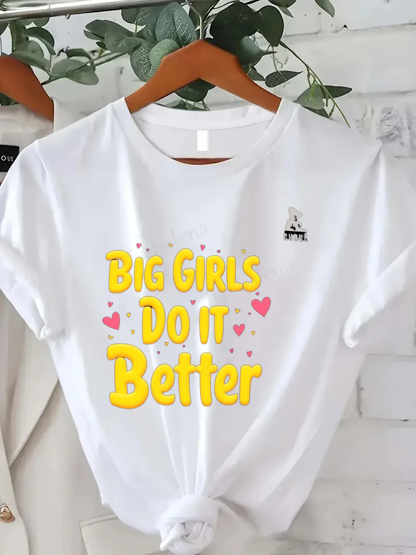

Women T-shirt Big Girls Do It Better T-Shirt - Cute & Confident Women's Tee