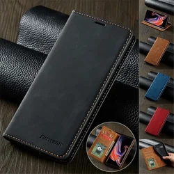 Ultra Thin Leather Case for iPhone 13 12 Mini 11 14 15 Pro XS Max XR 8 7 6s Plus SE 2020 Suede Magnetic Flip Cover Phone Wallet