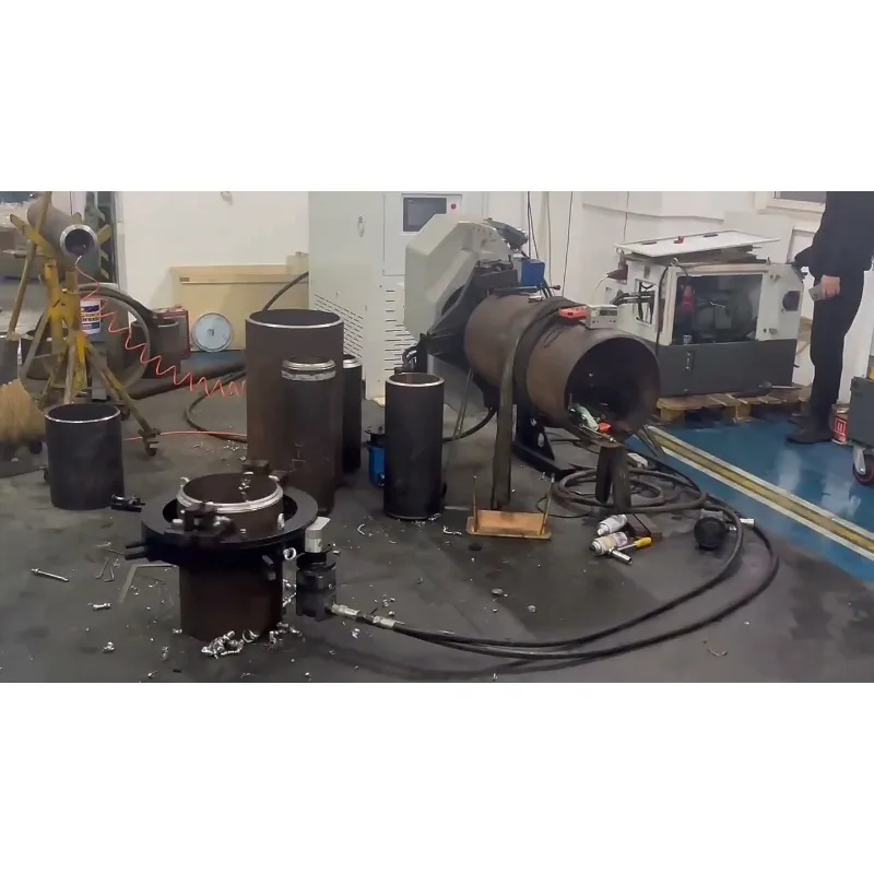 OCP-508 Pneumatic Outside Mounted Portable Pipe Cold Cutting and Beveling Machine 14