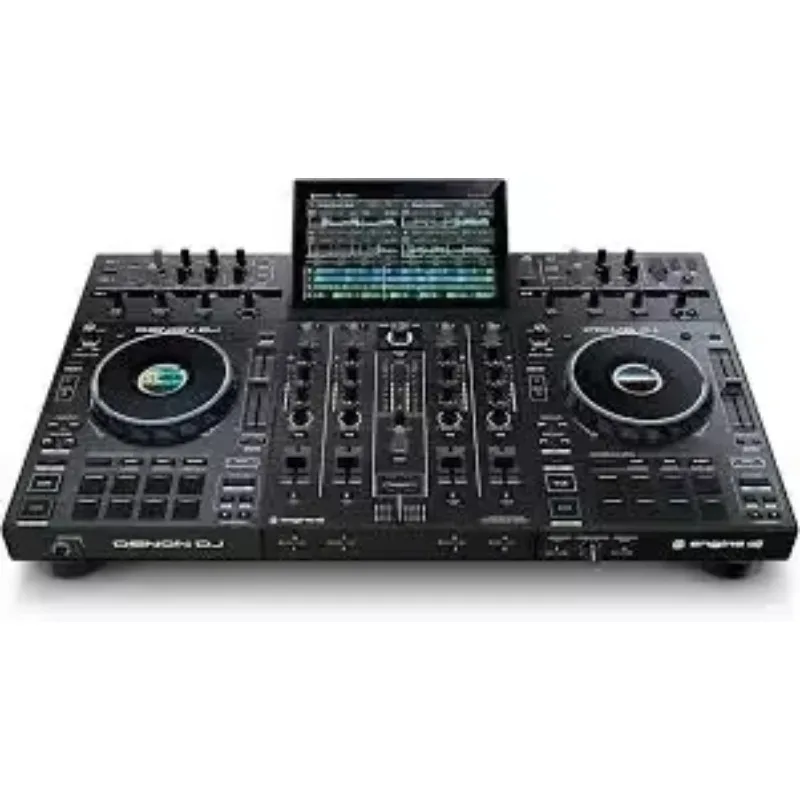 

100% SUMMER NOW!!! Denon Prime 4 4-Deck Standalone DJ Controller System w 10" Touchscreen