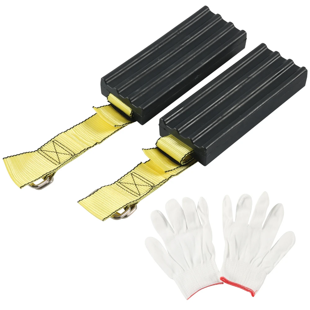 

2pcs Tire Traction Device for Trucks & Large SUVs Anti Skid Emergency Tire Straps