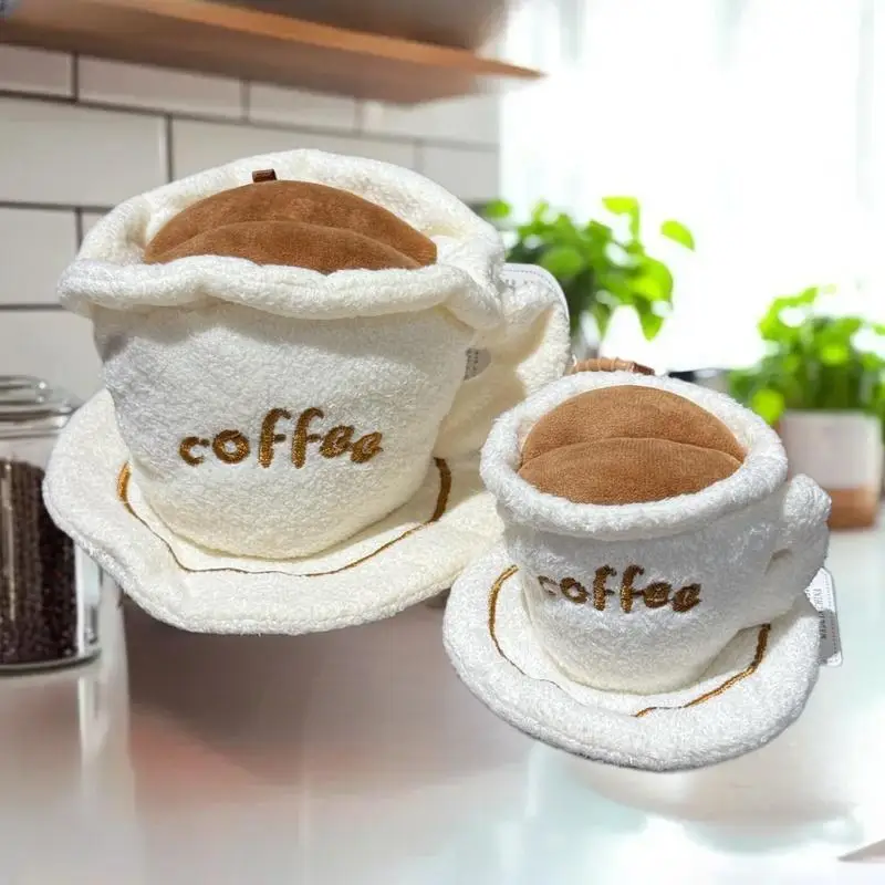 12/20 Cm Leuke Voedsel Taart Tas Charme Sleutelhanger Koffie Kaas Sandwiches Pluche Poppen Speelgoed Sleutelhanger Rugzak Accessoires Kerstcadeaus