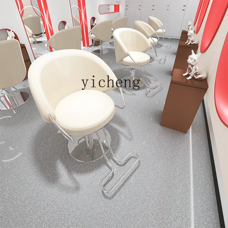 TQH6.12 Barber Shop Chair Internet Celebrity Hairdressing Chair for Hair Salon Lifting Seat Rotatable Hot Dyeing Chair 4