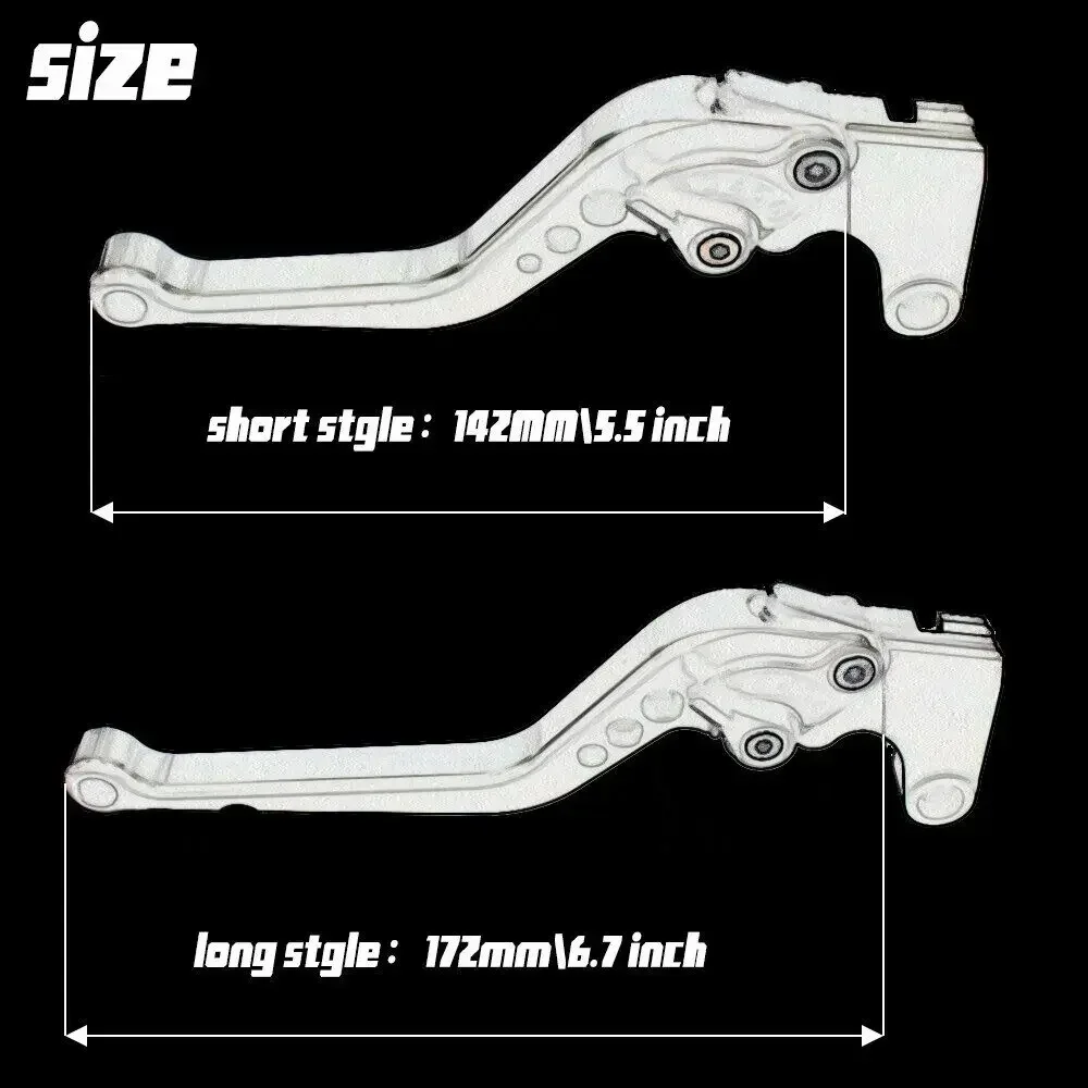 For Kawasaki ZX10R 2004-2020 CNC Adjustable Folding Short Brake Clutch Levers