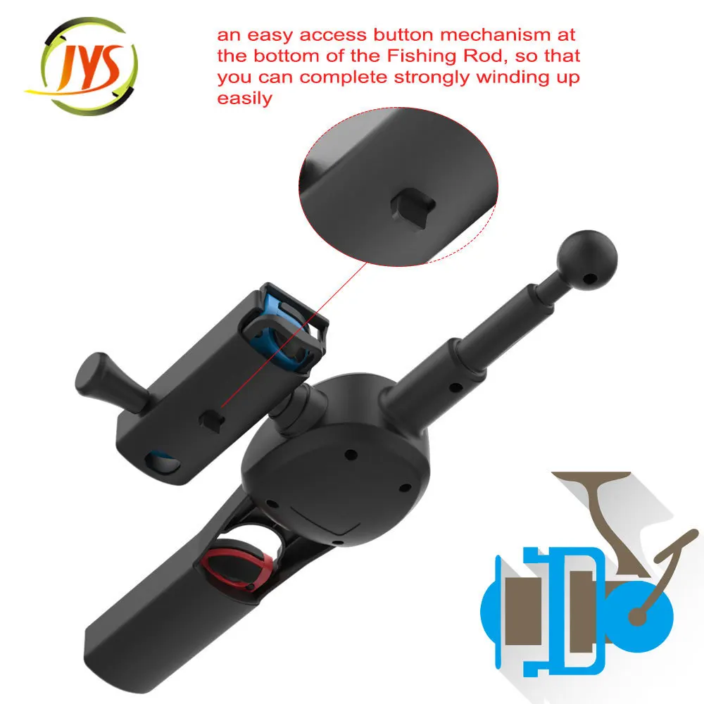 SWITCH gamepad fishing rod NS JoyCon left and right handle somatosensory fishing rod