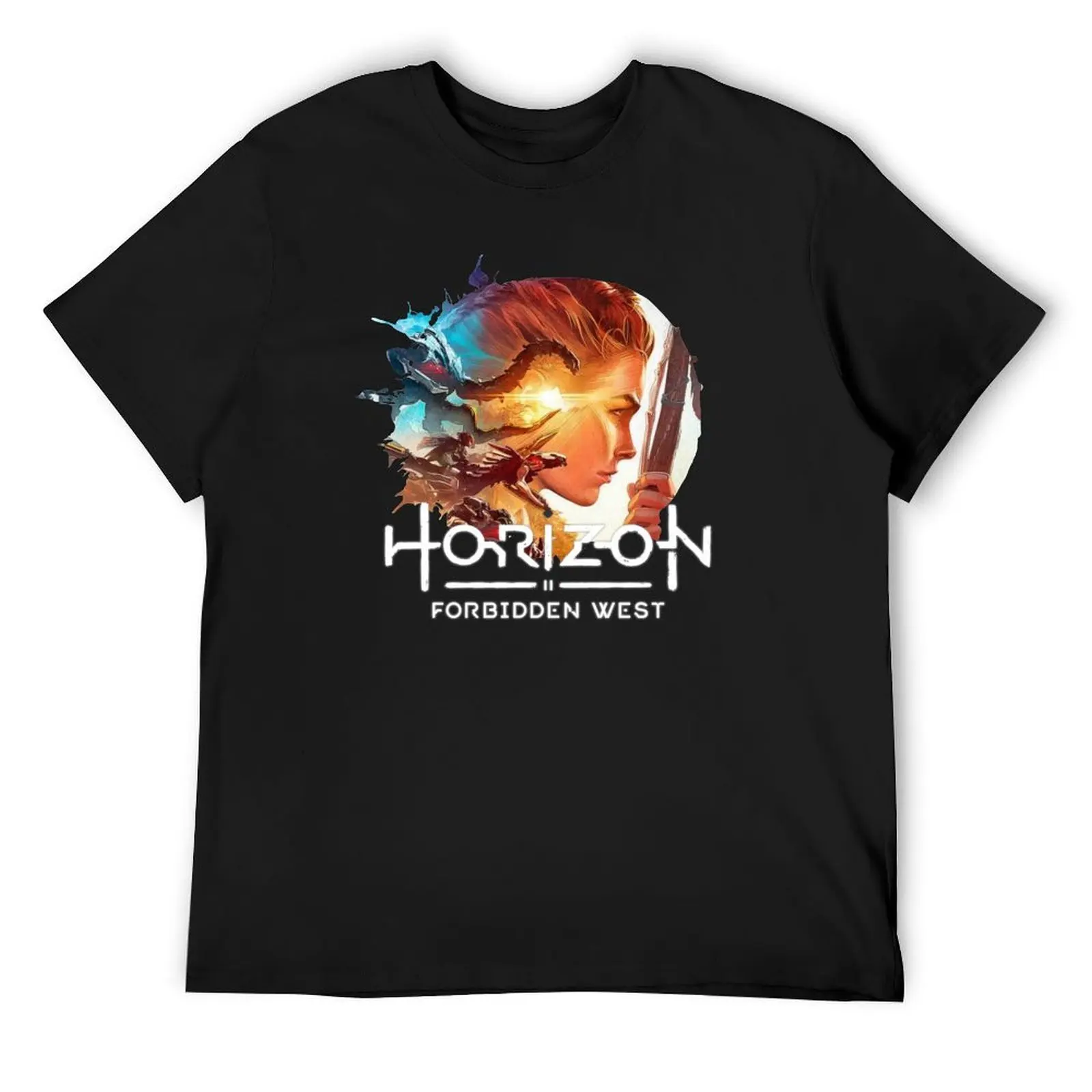 

Aloy - Horizon Zero Dawn/Forbidden West T-Shirt plus sizes plain boys whites t shirts for men