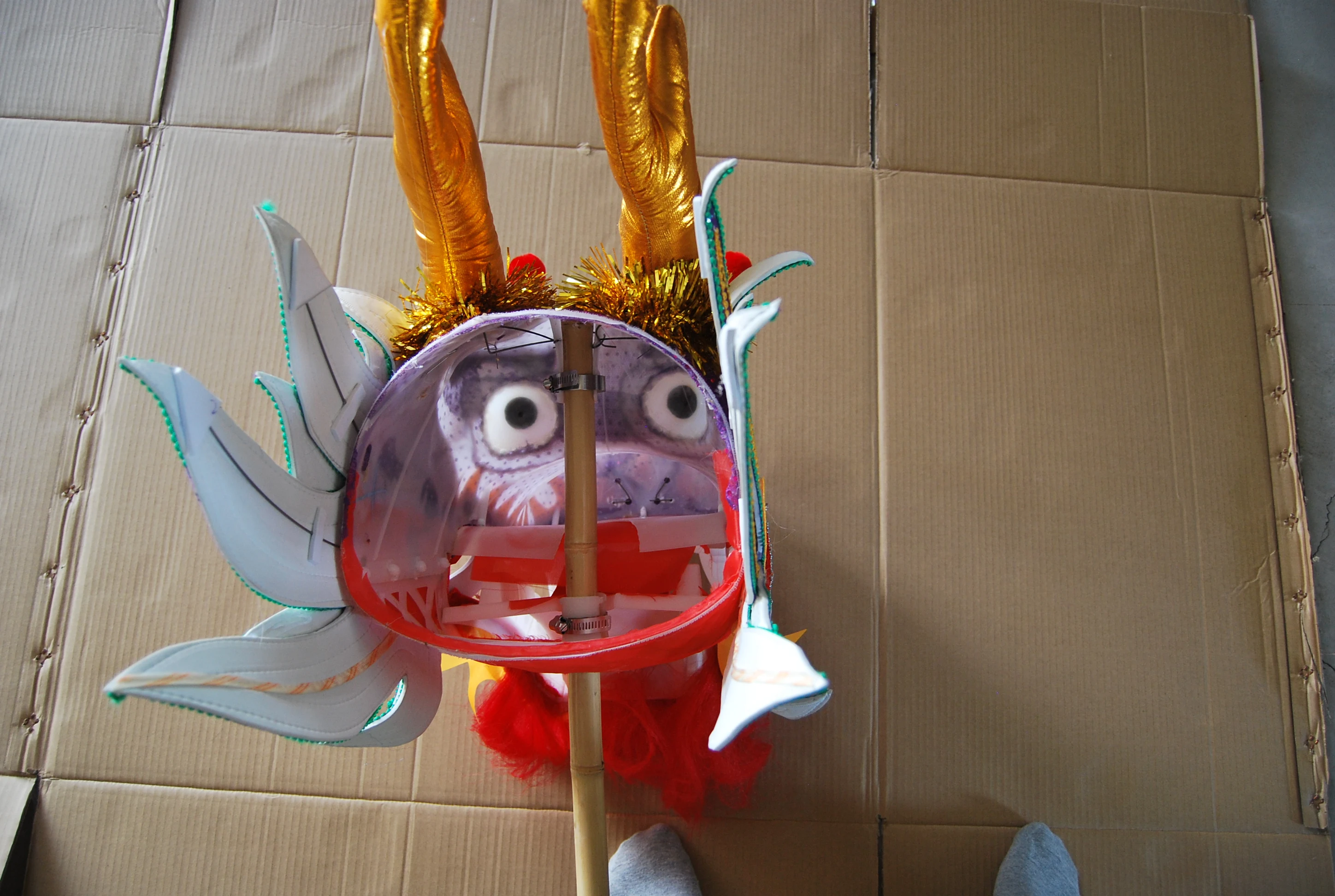 Chinese Traditional Culture 4m Student Length Size 5  DRAGON DANCE ORIGINAL Folk Festival Celebration Costume