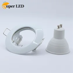 Indoor Small Gu10 Mr16 Die Casting Metal Housing Recessed Downlight fxiture led spotlight mr16/gu10 holder