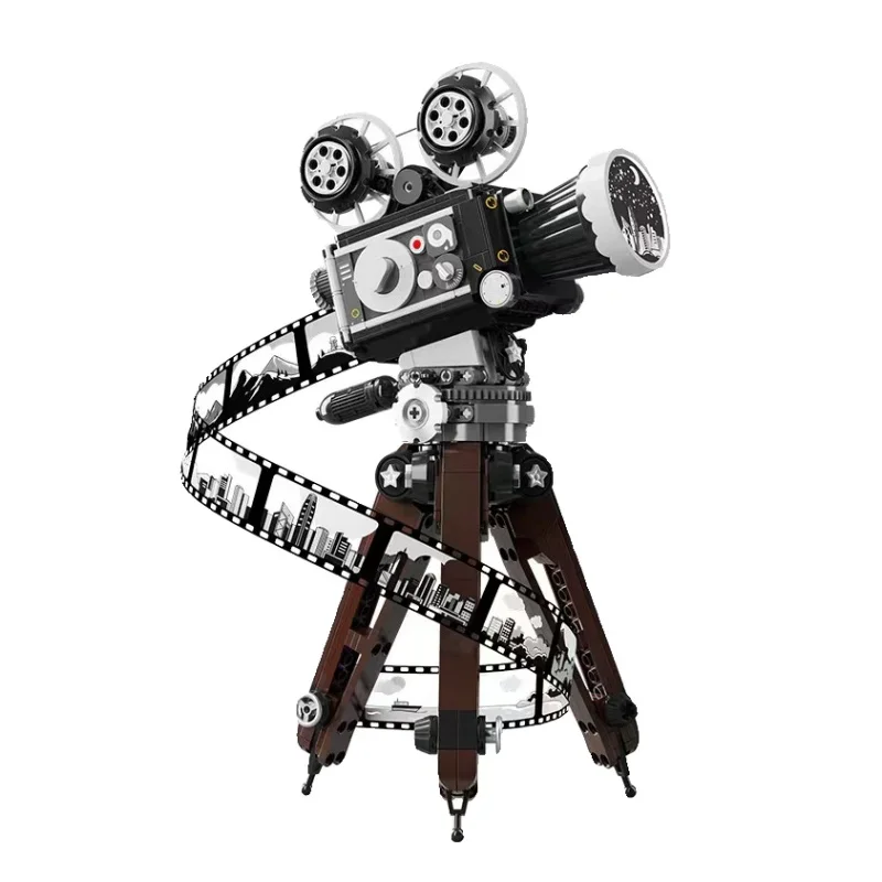 

Classic Retro Camera 100th Anniversary Building Blocks Model Collectible Puzzle Toys for Kid Adult Kids Christmas Gift 655PCS