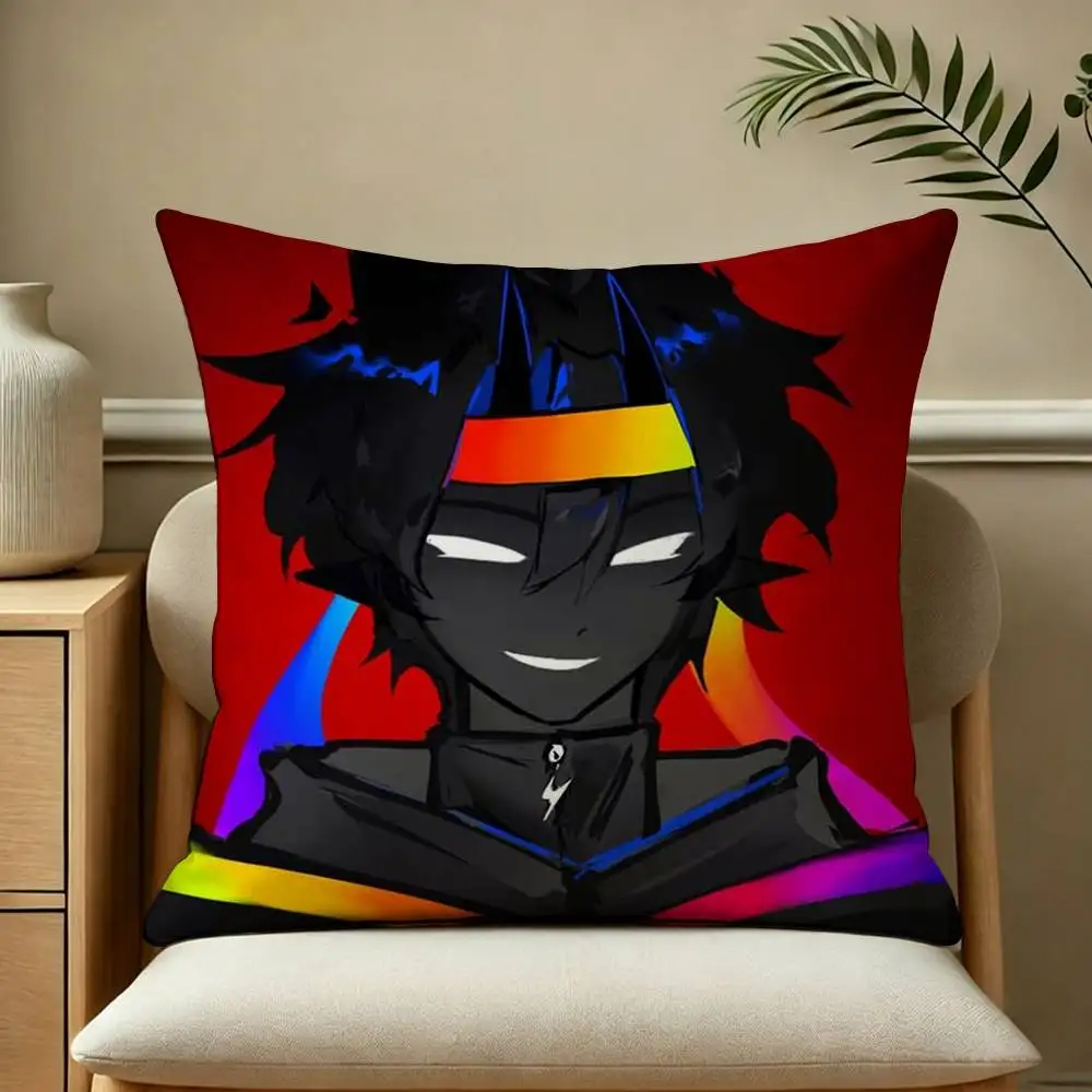 Hot Spoke-E S-Spokeishere Anime  Pillow Case Square Double-Sided Sofa Cushion Cover Bedroom Bedside Pillow