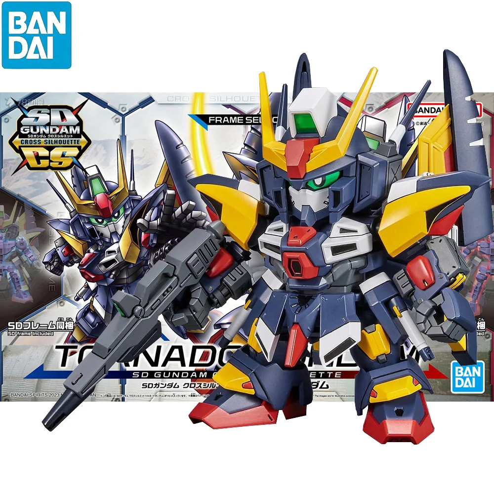 In Stock Original BANDAI SDCS SD CROSS TORNADO GUNDAM Assembly Models Ver. Anime Action Figures Model Collection