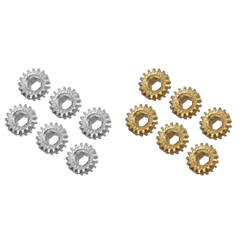 12 Pcs Gear Ratio 1:18 Hexagonal Hole Guitar Tuners Tuning Pegs Key Machine Head Mount Gears