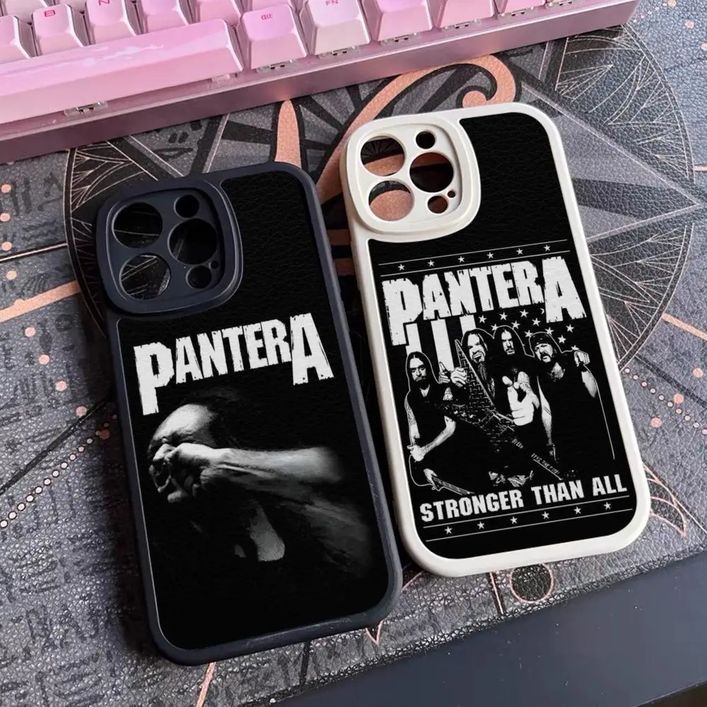 Pantera Ritual Metal Band Phone Case For Iphone 15 14 12 13 Pro Max 11 Mini X Xr Xs 7 8 Puls Lambskin Silicone Cover