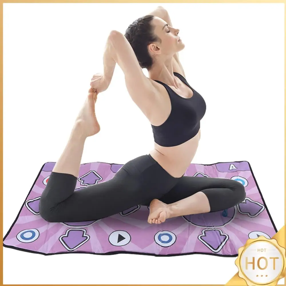 

Double Users Dance Mat Game with Wireless Controller Dance Floor Mat Motion Sensing 100 Music 60 Sensory Games for Family Sport