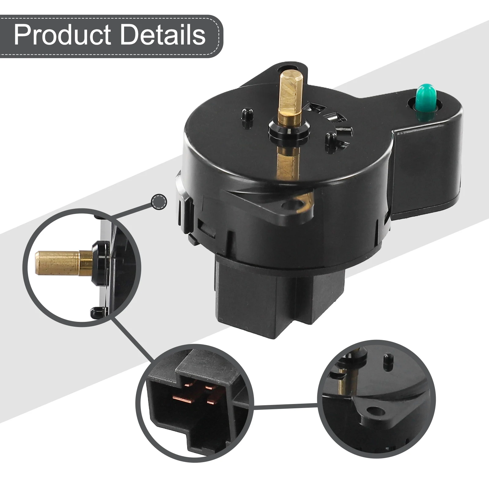 

Front Headlight Lamp Switch Male Plastic 1pcs 3l5z11654ba Explorer For Ford 3L5Z-11654-BA Hot Sale New Practical