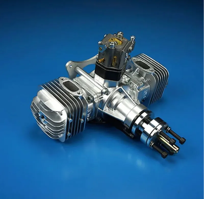 DLE60 DLE 60CC Twin Gas Eng-ine DLE60CC, DLE-60, Orginial Metal For Radio Control RC Airplane Mo-del N-ew