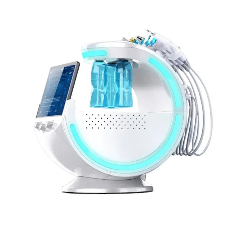 Hydrogen Oxygen Jet Facial Spray Multifunctional Cool Hammer Skin Analyzer Face Lifting Newest Deep Clean Skin Beauty Machine