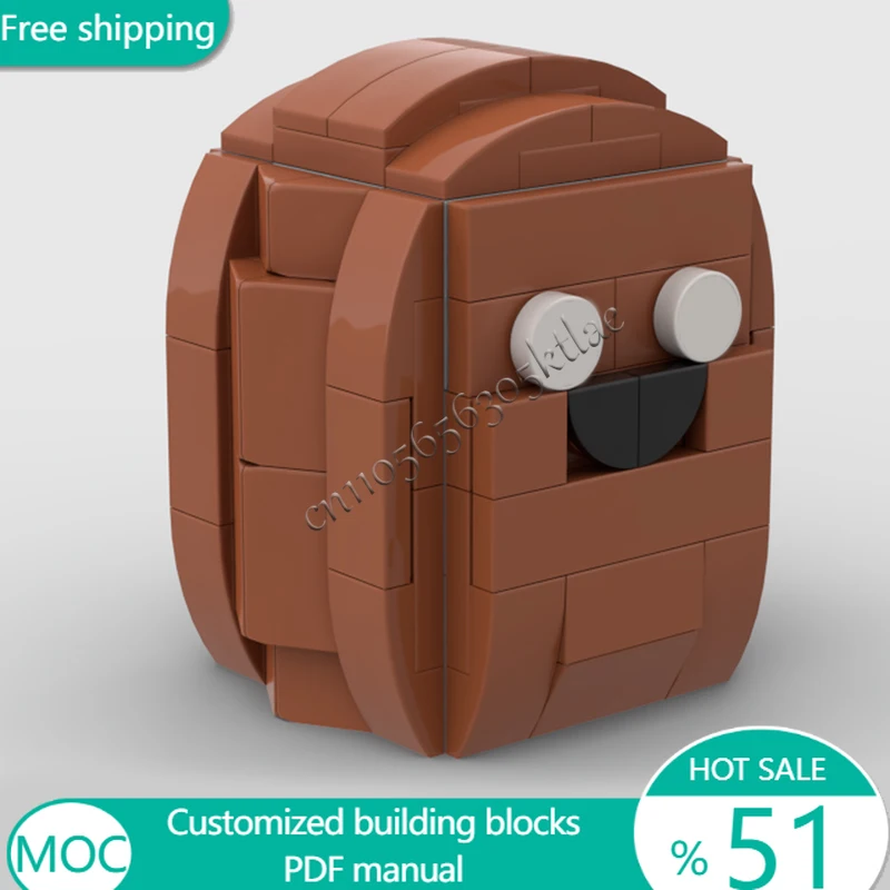 90 PCS Trees wall-nut MOC Customize Modular Building Block Model Brick Kids Simple Popular Technology DIY Assembly Toy Gift