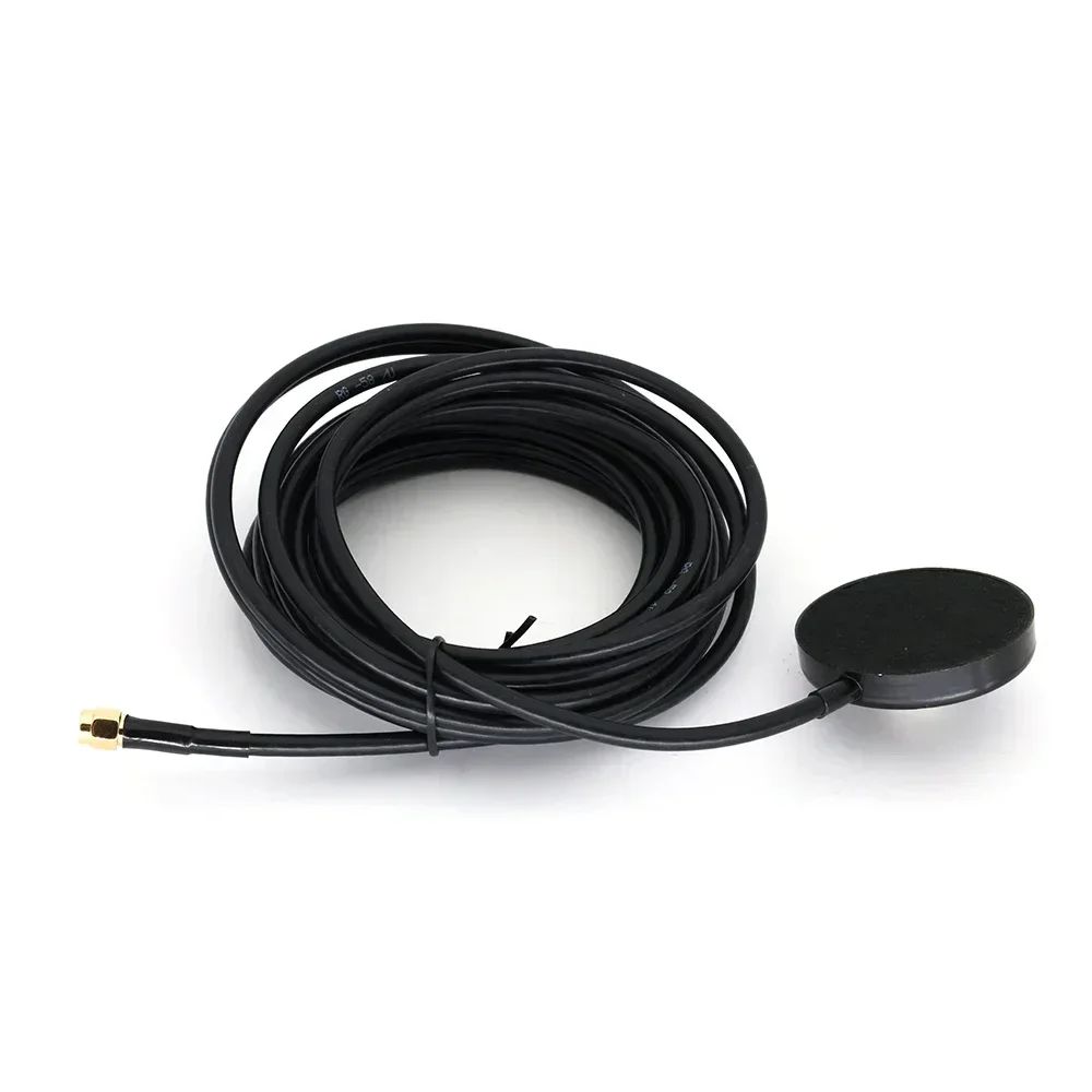 Antenna esterna con connettore SMA-maschio 5,5 cm Forte base magnetica Grande ventosa Cavo di prolunga RG58 a lungo raggio da 5 metri