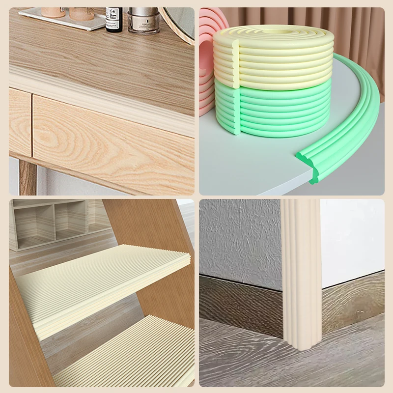 Nastro anticollisione per neonati e bambini, morbido, altamente elastico, protezione di sicurezza, tampone, tavolo e sedia, bordo, parete, installazione semplice