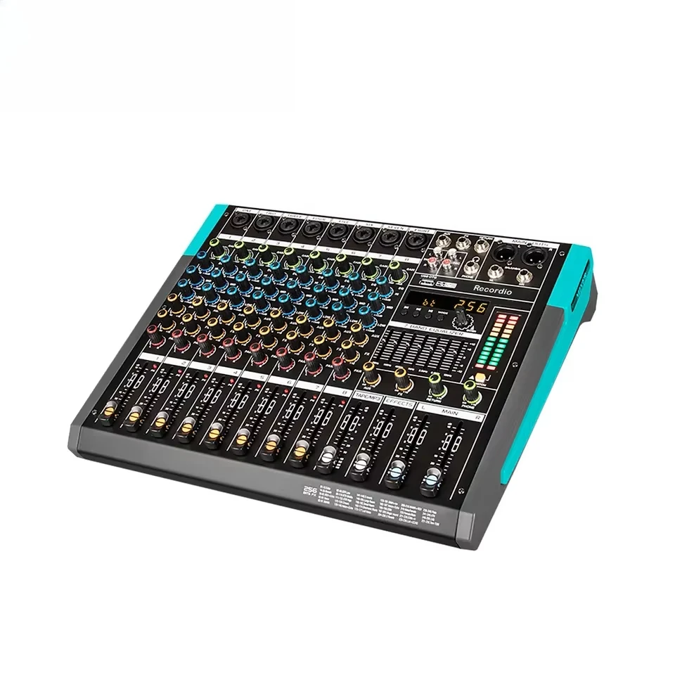 

GAX-PA8 Professional 8 Mixing Console For Stage Performance DJ Mixing 256DSP Effect