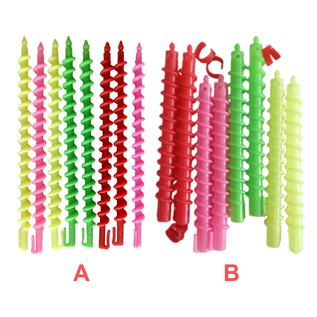 

1 Set Hairdress Random Color Curlers Chic Haircut Hair Rollers for Beginners