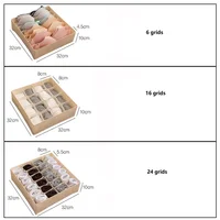 Armoire sous-vêtements organisateur tiroir vêtements organisateur boîtes placard organisateur pour sous-vêtements soutien-gorge chaussettes caleçons organisateur de rangement 6