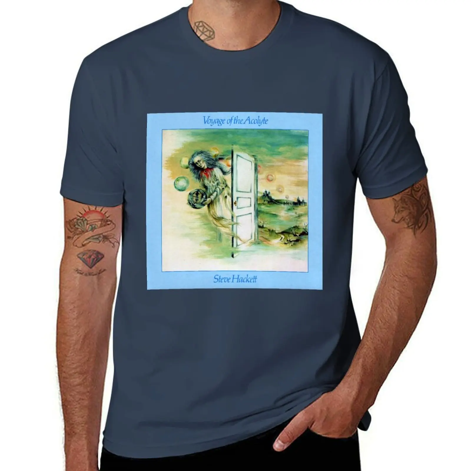 

Steve Hackett voyage of the acolyte T-Shirt Sun Protective Outdoor Tee Top