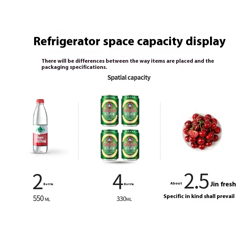 Rechargeable 12V Car Refrigerator for Tesla Model Y Rear Armrest Box Storage Freezer Cooling Mode Vehicle Modification Artifact