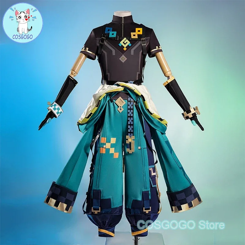 COSGOGO Genshin Impact Kinich Cosplay Costume Cos Game Anime Party Uniform Hallowen Play Role Clothes Clothing XS-XXL