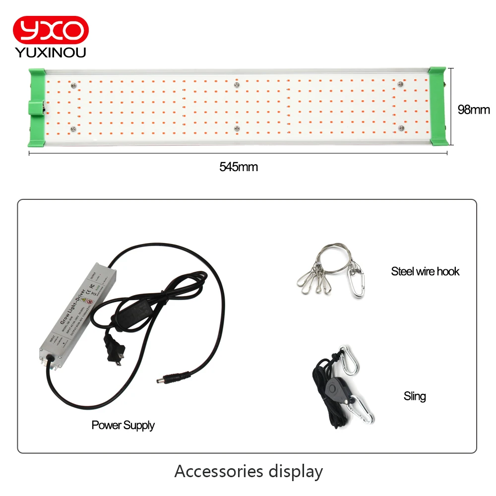 AC85-265V High Luminous Efficiency Growing Lamp Indoor lm281b grow light Phytolamp Plants 850W Full Spectrum LED Grow Light