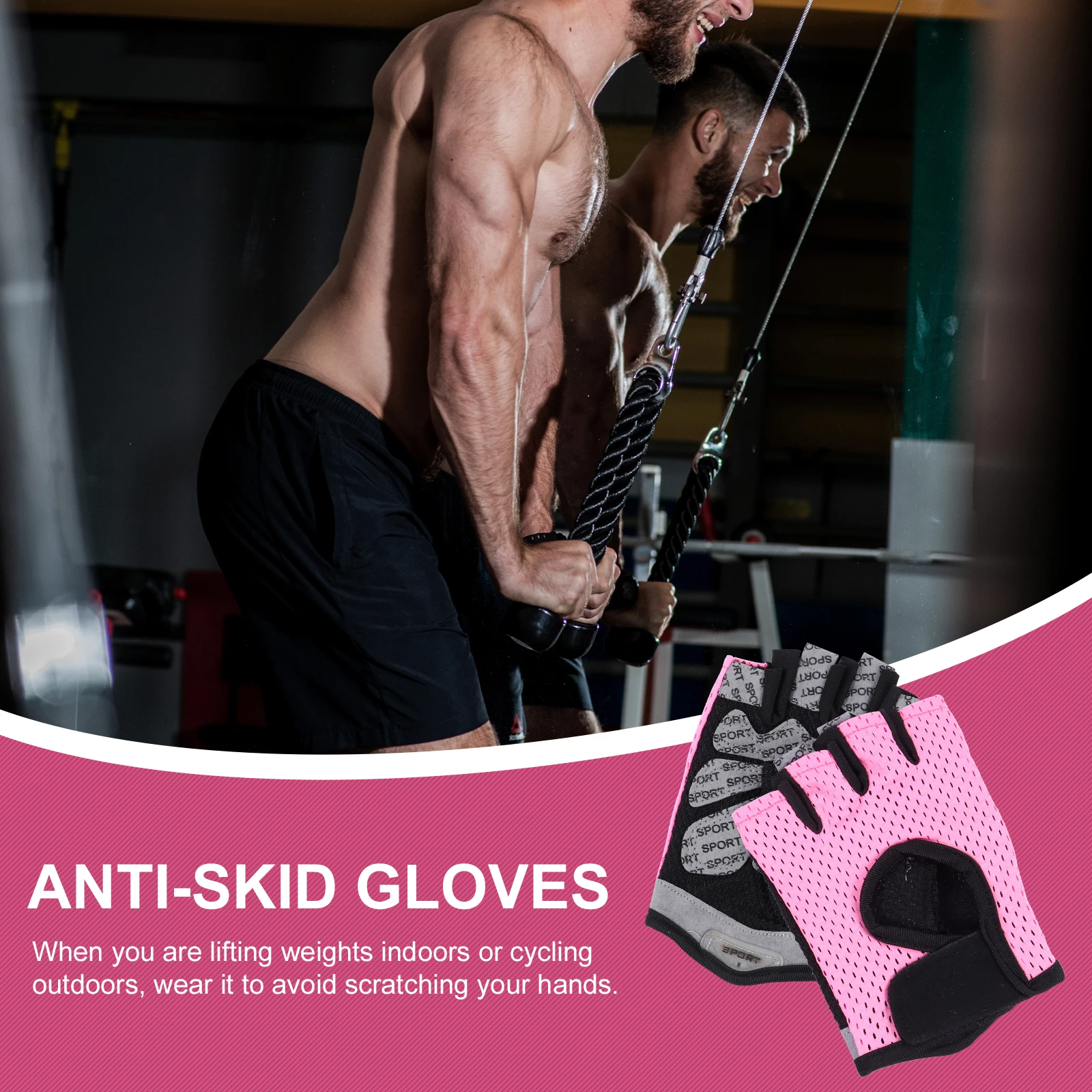 

AntiSlip HalfFinger Gloves CyclingGloves BreathableGloves ExerciseGloves SoftComfortable SkinFriendly NonSlip