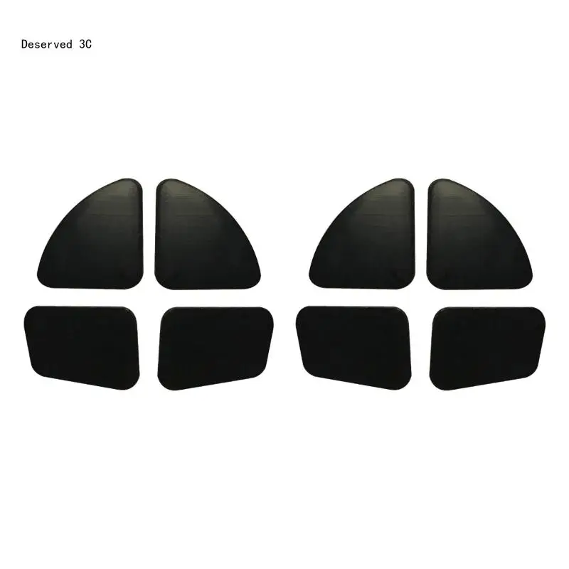 2 компл., профессиональные подушечки для ног для мыши, коньков для мыши, коньки для мыши, высокая износостойкость, наклейка на